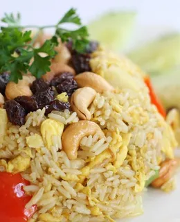 Pineapple fried rice, available as a lunch special