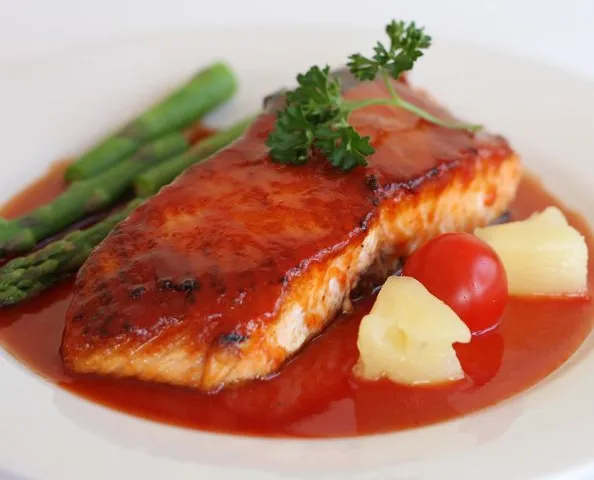 Sweet & sour salmon
